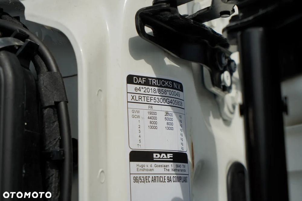 DAF XG 530 / RETARDER / CAŁA NA PODUSZKACH  / KLIMA POSTOJOWA  / PO KONTRAKCIE SERWISOWYM - 37