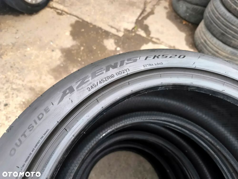 245/45R19 102Y XL Opony Letnie Lato FALKEN AZENIS FK520 5mm Legnica ALU-RAD 245/45 22r. - 9