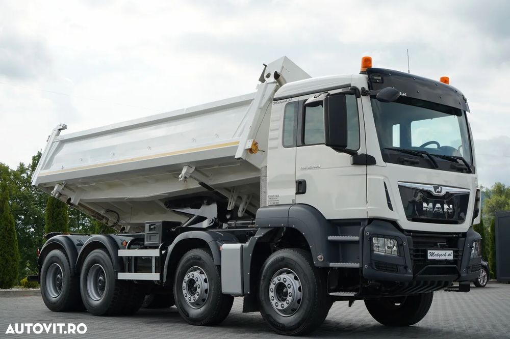 MAN TGS 35.420 / 8X4 / BASCULATOR CU 2 LATE / MEILLER KIPPER / HIDROBRAT / AUTOMAT / EURO 6 - 8