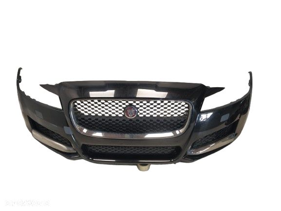 JAGUAR XF X260 ZDERZAK PRZÓD PRZEDNI KOMPLETNY SPRYSKIWACZE GRILL ATRAPA CHŁODNICY ZNACZEK ORYGINAŁ - 1