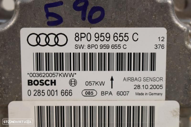 Centralina De Airbags Audi A3 (8P1)  8P0959655c / 0285001666 / 8P0 959 - 2