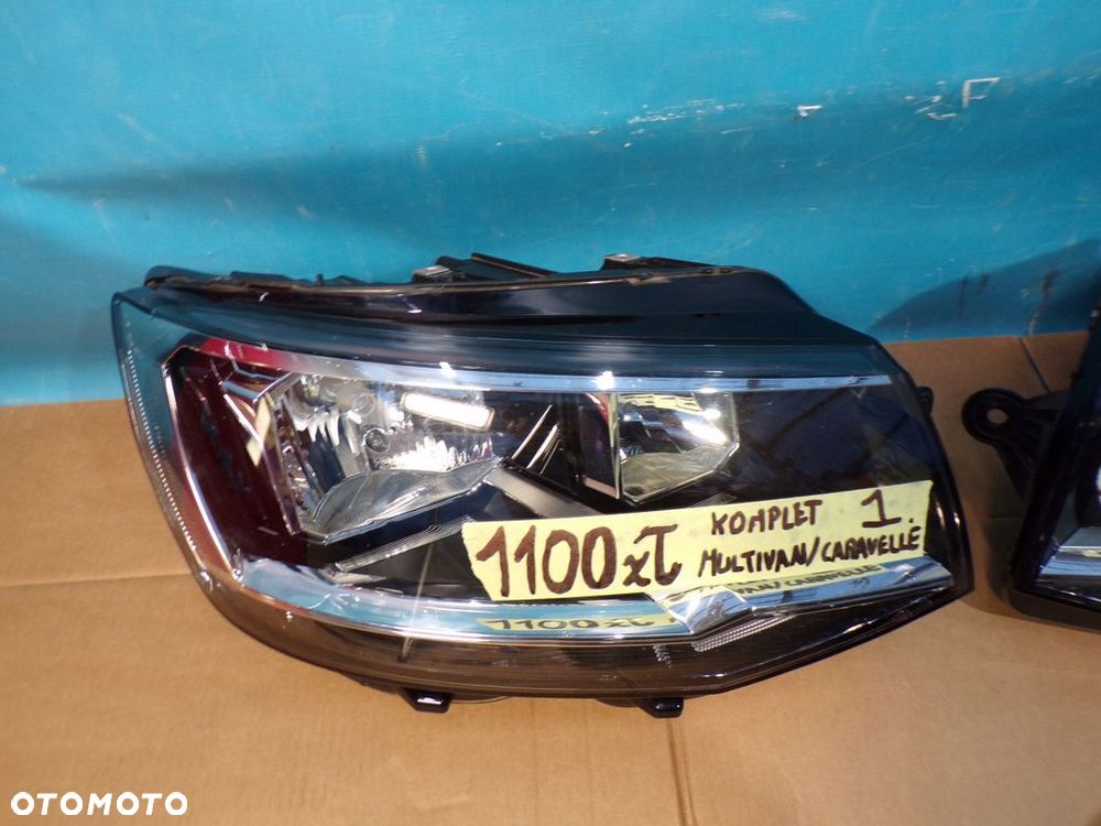 VW T6 CARAVELLE MULTIVAN 15- REFLEKTORY LAMPY PRZEDNIE DEMONTAŻ 2 sztuki - 6