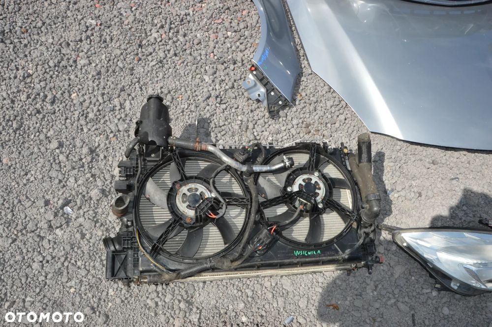 Zderzak maska błotnik lampa chłodnice  komplet przód opel insignia a - 5