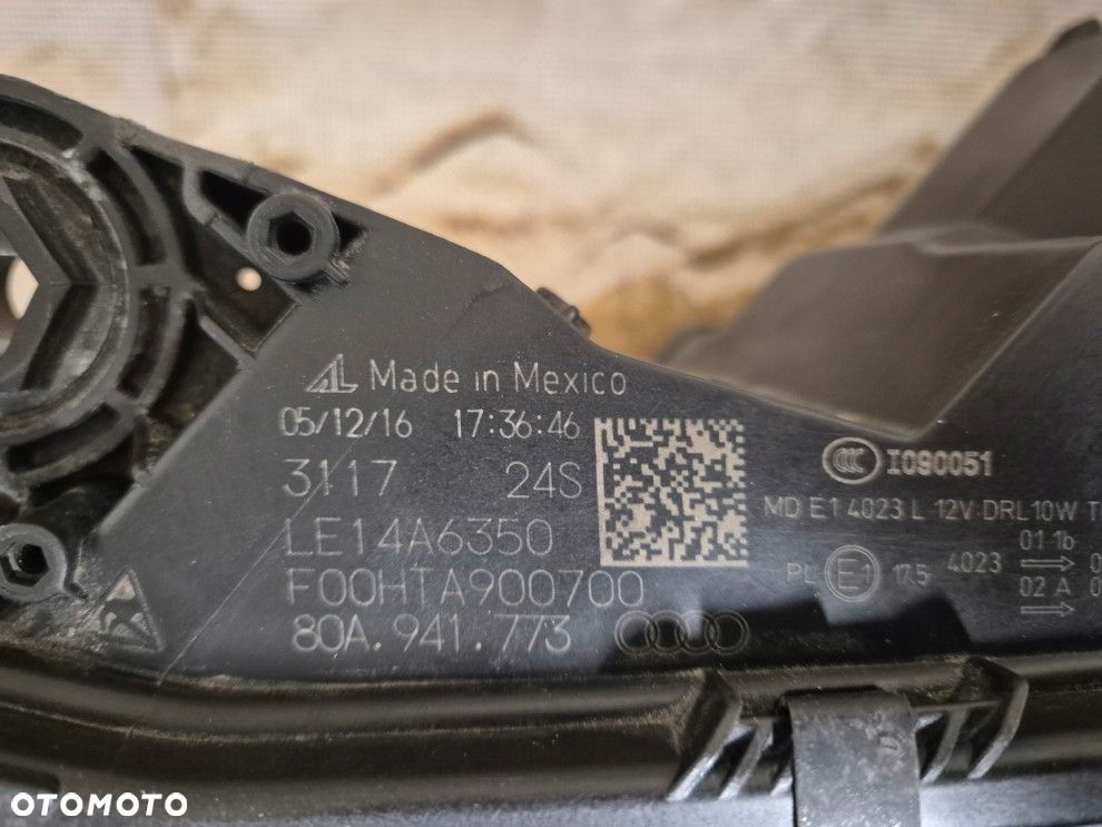 audi q5 80a 941 773 17\' full led lewa europa lampa - 5