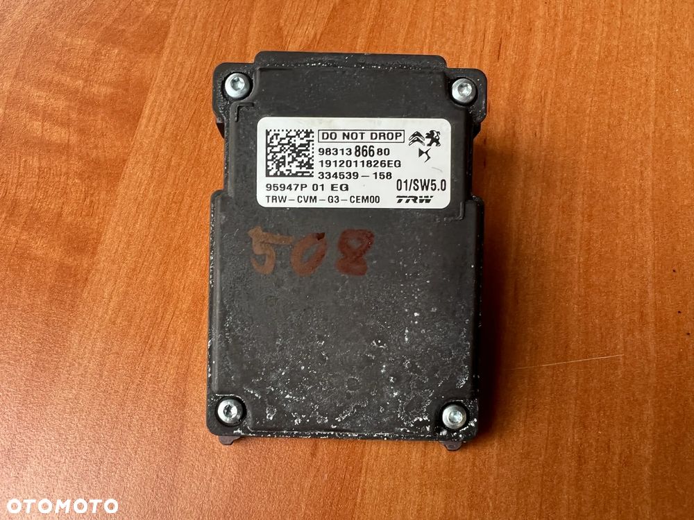 KAMERA PRZÓD ASYSTENT PASA RUCHU PEUGEOT 508 9831386680 - 2