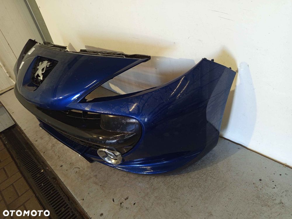 + ZDERZAK PRZÓD PRZEDNI DO PEUGEOT 207 URBAN MOVE EGED GRANAT GRANATOWY HALOGENY - 2