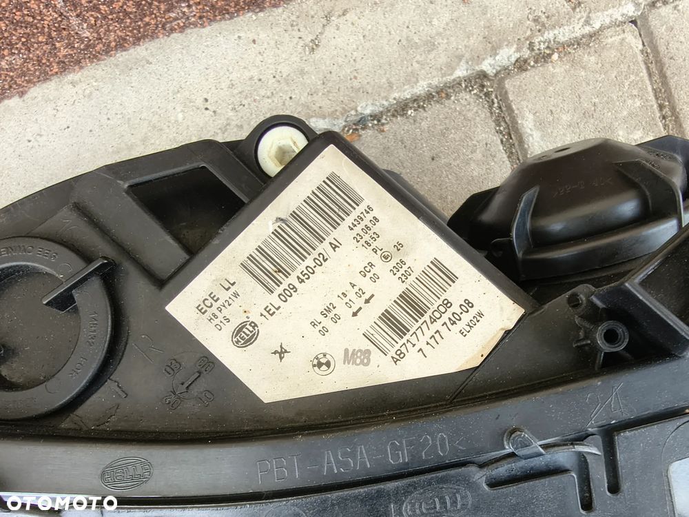 lampa lampy prawa bmw 5 e60 e61 xenon dynamic lift lci - 4