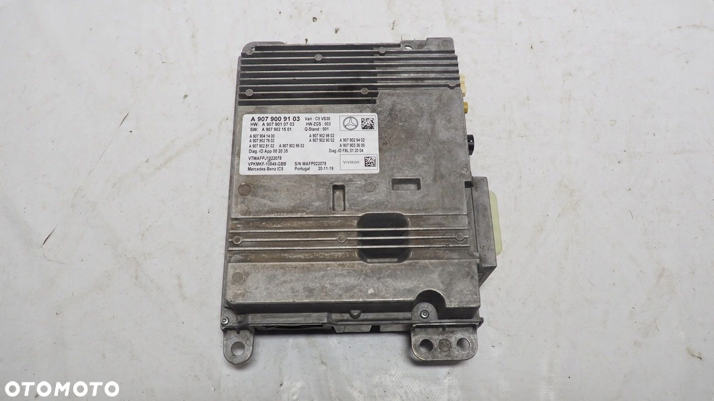 Mercedes Sprinter W907 W910 radio fabryczne A9079009103 - 2
