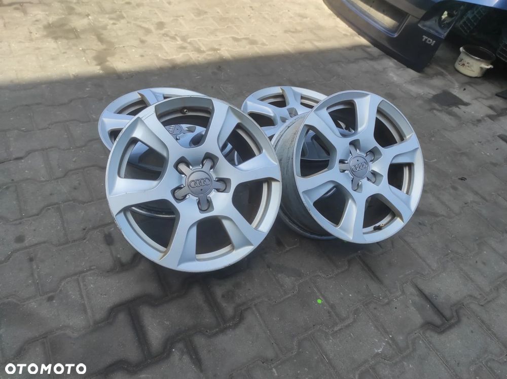 FELGI ALUMNIOWE ALUFELGI FELGI KOŁA 5X112 7.5J R16 ET45 8K0601025F AUDI A3 8P A4 B6 B7 B8 A5 8T Q5 8R VW CADDY TOURAN PASSAT B5 B6 B7 EOS SIROCCO GOLF 5 6 KOMBI JETTA PLUS SEAT LEON 2 ALTEA TOLEDO 3 ALTEA XL SKODA OCTAVIA 2 SUPERB 1 2 KOMPLET WYSYŁKA !!!! - 1
