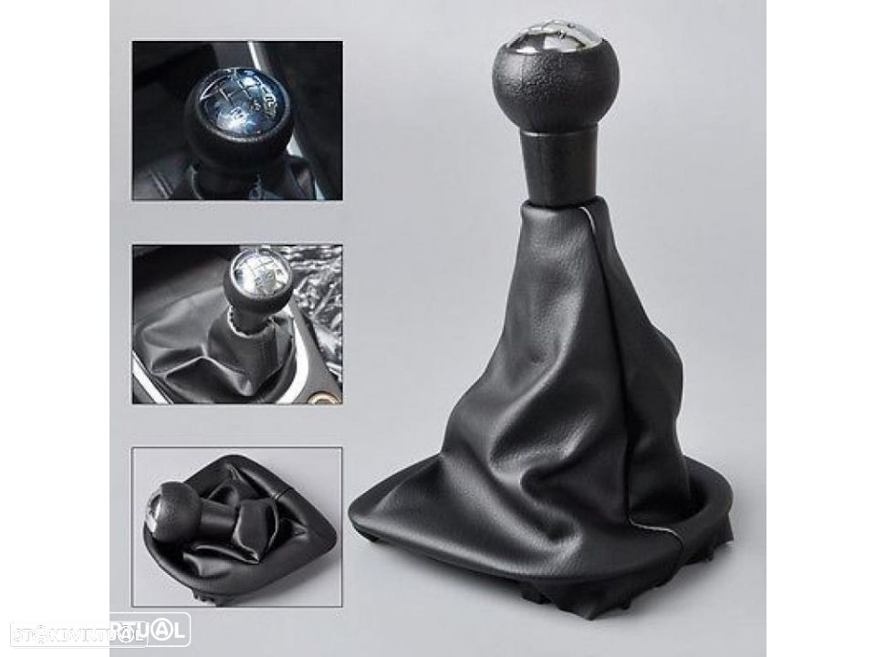 Punho manete mudancas com fole peugeot 307 2001 a 2008  (novo) - 4
