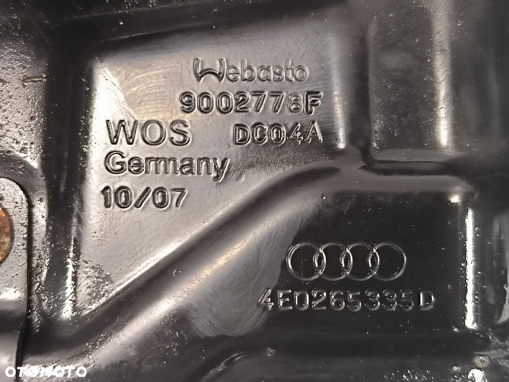 Ogrzewanie postojowe Webasto 4E0265081AB AUDI A8 D3 - 5