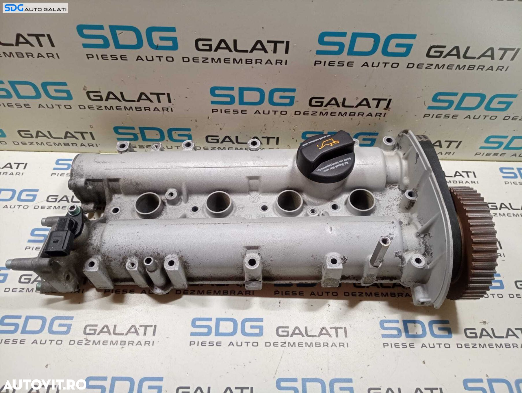Capac Culbutori Chiulasa Chiuloasa Motor Ax Axe Came Volkswagen Polo 9N 1.4 B 2002 - 2008 Cod 036103475AQ [M5941] - 6