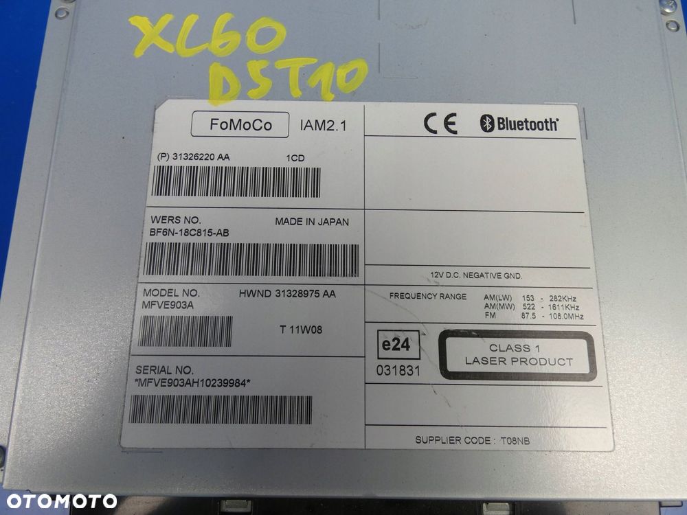 VOLVO XC60 I V60 S60 II RADIO MODUŁ CZYTNIK CD - 3