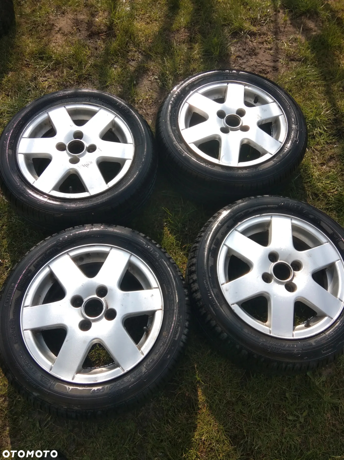 Koła aluminiowe VW 4x100x57 14 cali opony wielosezonowe - 3