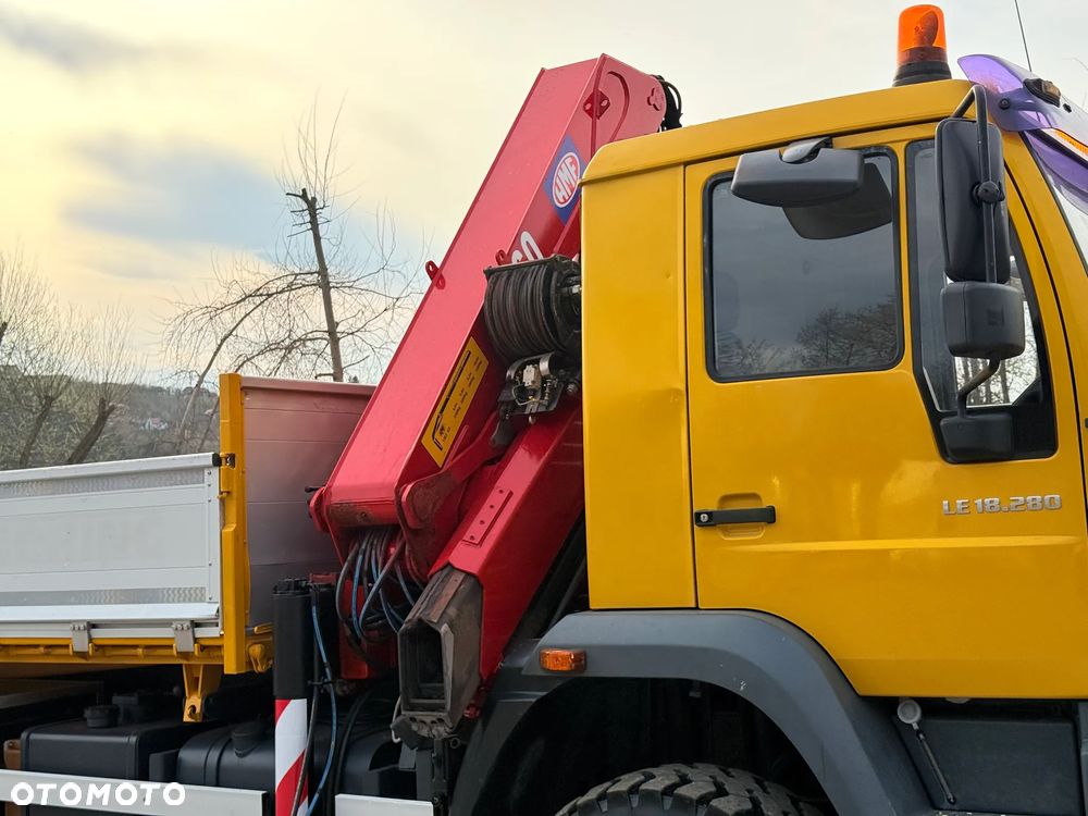 MAN * MAN LE 18.280 * HDS HMF 1560 * Kiper Wywrotka * 4x4 * Sprowadzony * Energetyka * - 36