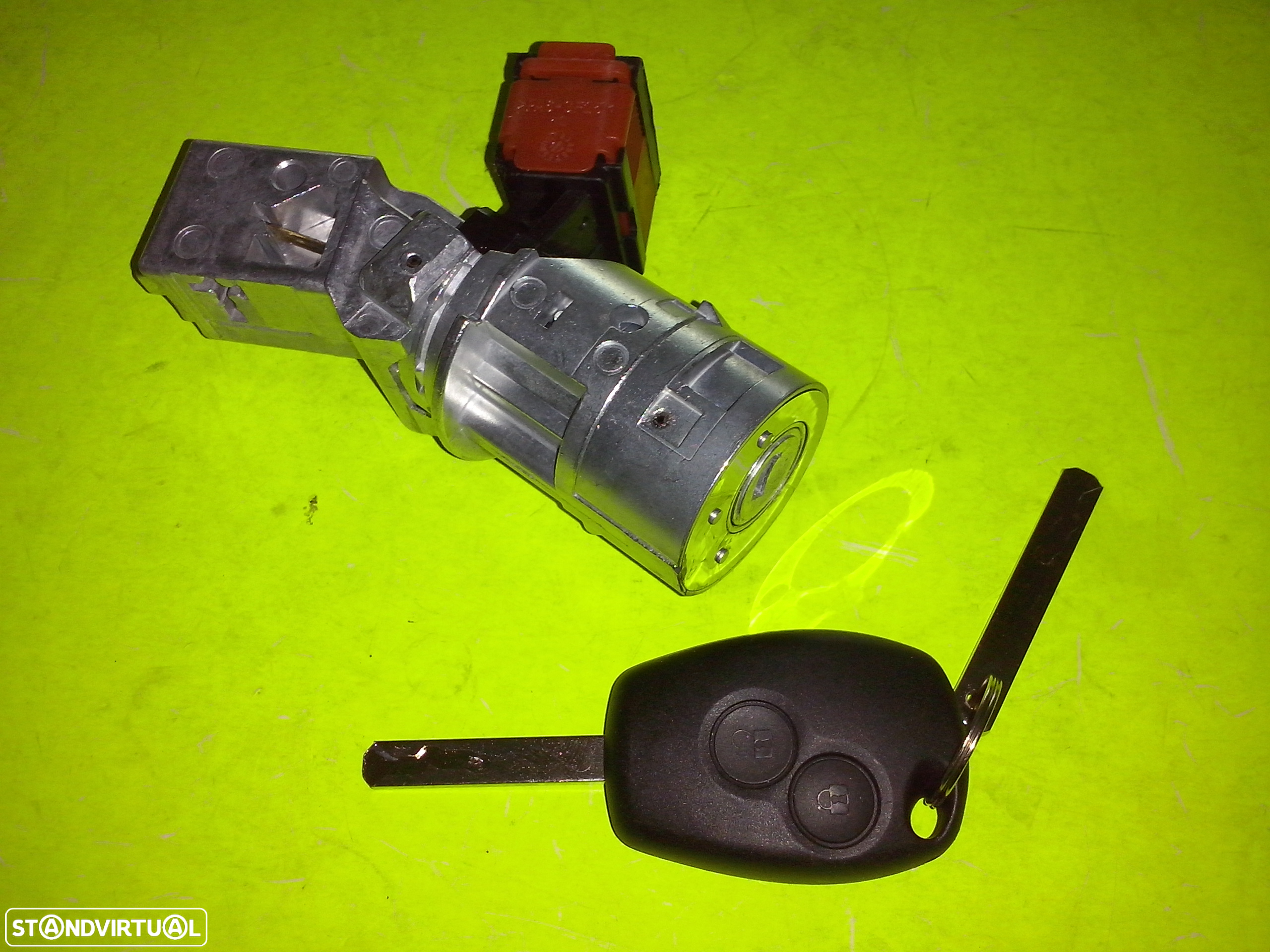 Canhão de ignição com chave Renault Clio III Kangoo Trafic NOVO - 2