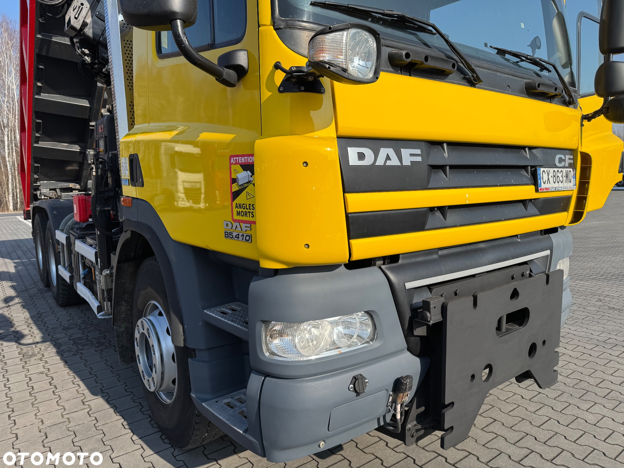 DAF CF 85.410 ATe 6x4 DŻWIG HDS HYDROBURTA OPONY-90% - 33