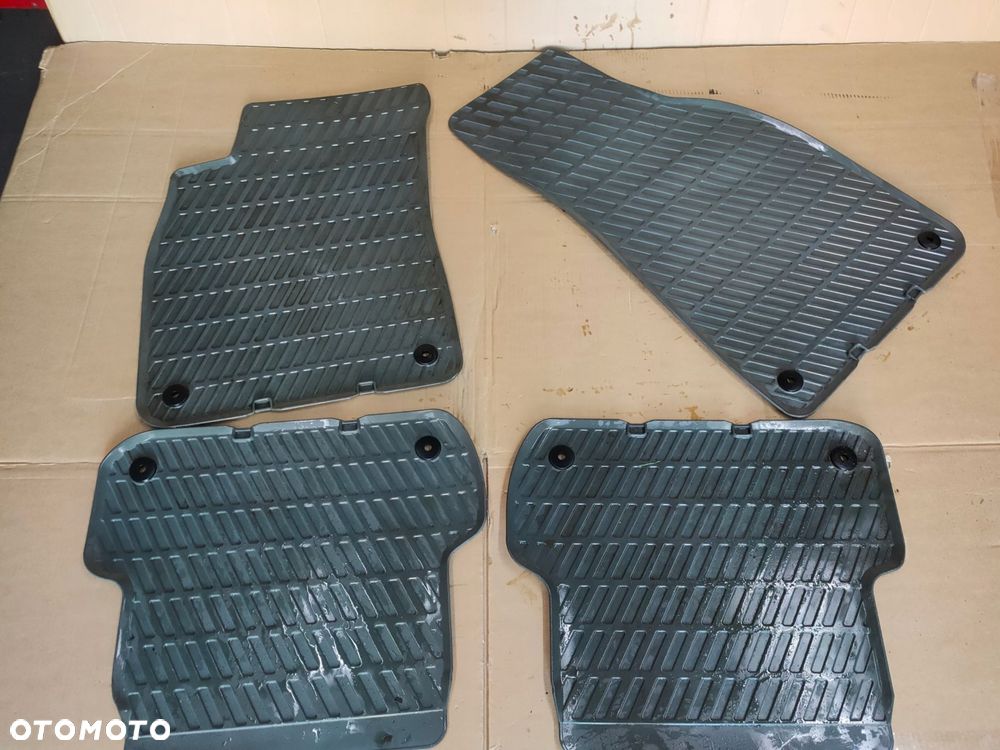 komplet dywaników gumowych audi a4 8e1061501 orginał szare - 6