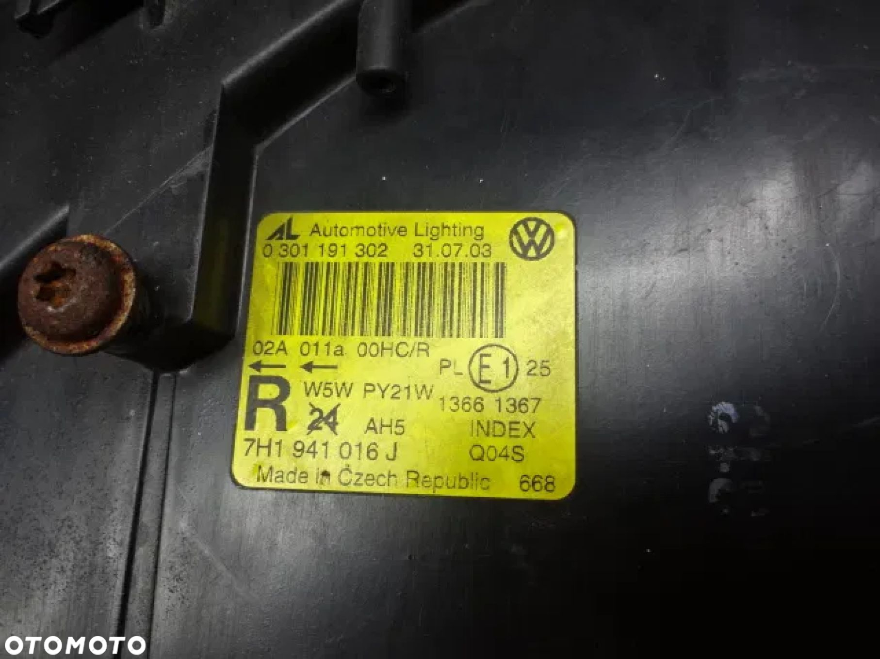 VW T5 LAMPA PRZÓD PRAWA - 5
