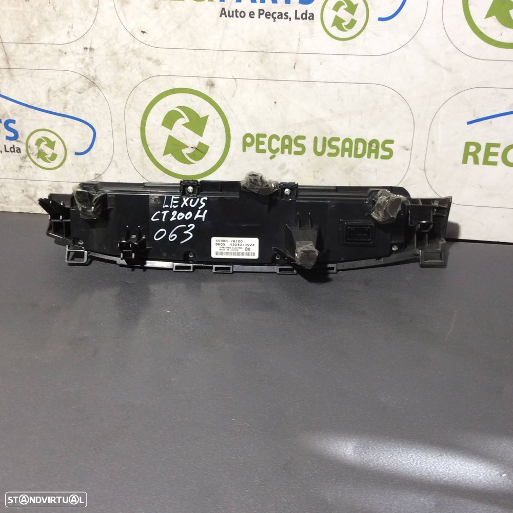 Comando Ar Condicionado Lexus CT 200 h  ano 2018 - 2