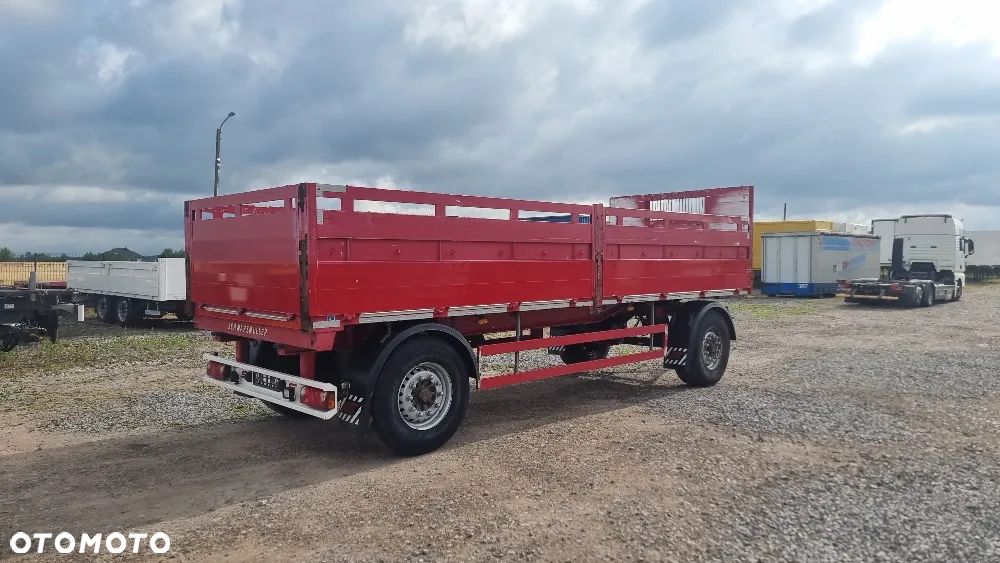 Schwarzmuller 29.500zł netto PRZYCZEPA 6.80M GRUBA RAMA BUDOWLANKA 2013 ROK ST.BDB MOŻLIWOŚĆ TRANSPORTU - 1