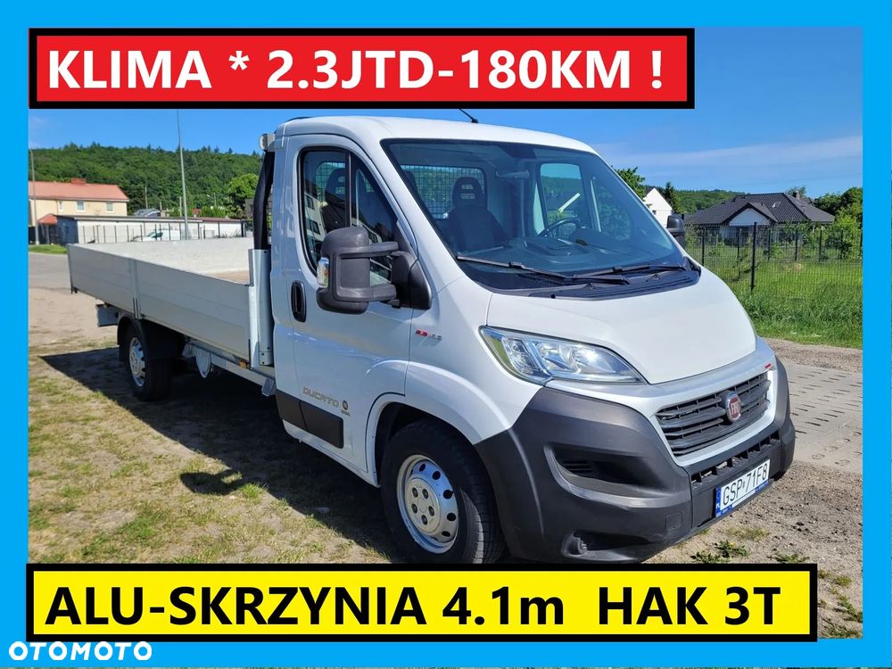 Fiat Ducato maxi 180KM 4.1 ALU-SKRZYNIA Hak 3T - 1