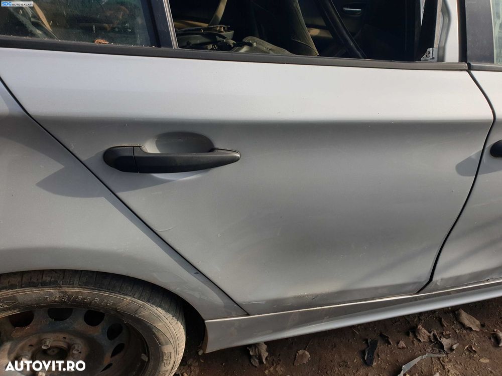 Usa Usi Portiera Portiere Dreapta Spate Dezechipata cu Imperfectiuni BMW Seria 1 E87 2004 - 2011 Culoare 354/7 Titansilber [K0977] - 3