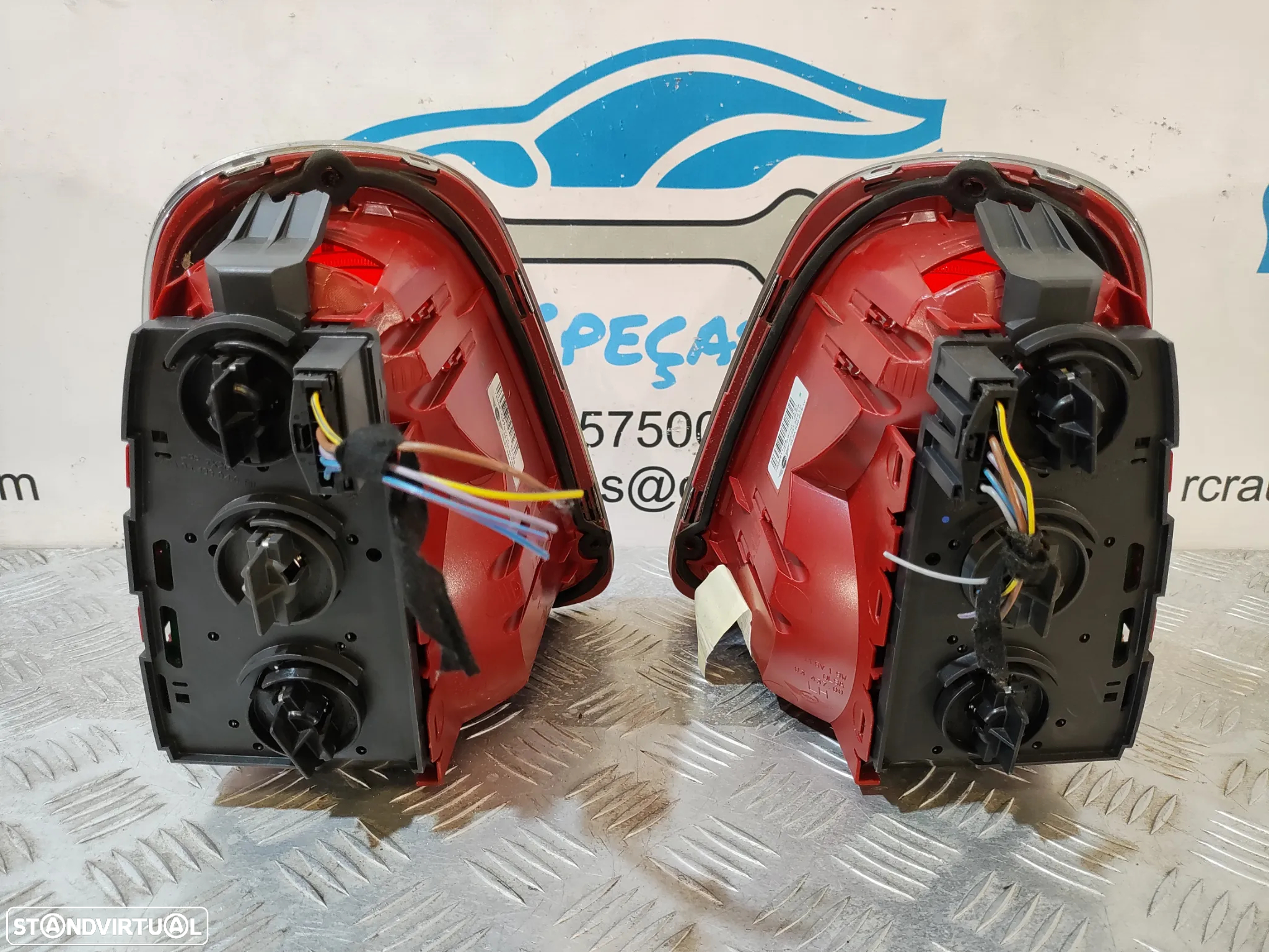 FAROLIM FAROLINS TRASEIRO TRÁS ESQUERDO DIREITO ORIGINAL MINI COOPER R56 LCI FACELIFT 63217255912 7255912 63217255911 7255911 R57 CABRIO LCI R58 COUPE R59 ROADSTER - 5