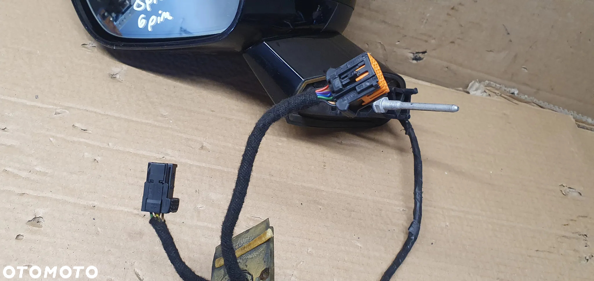 Lusterko lewe elektryczne 12 PIN 8+4 PIN Citroen C5 III UK KTVD - 6