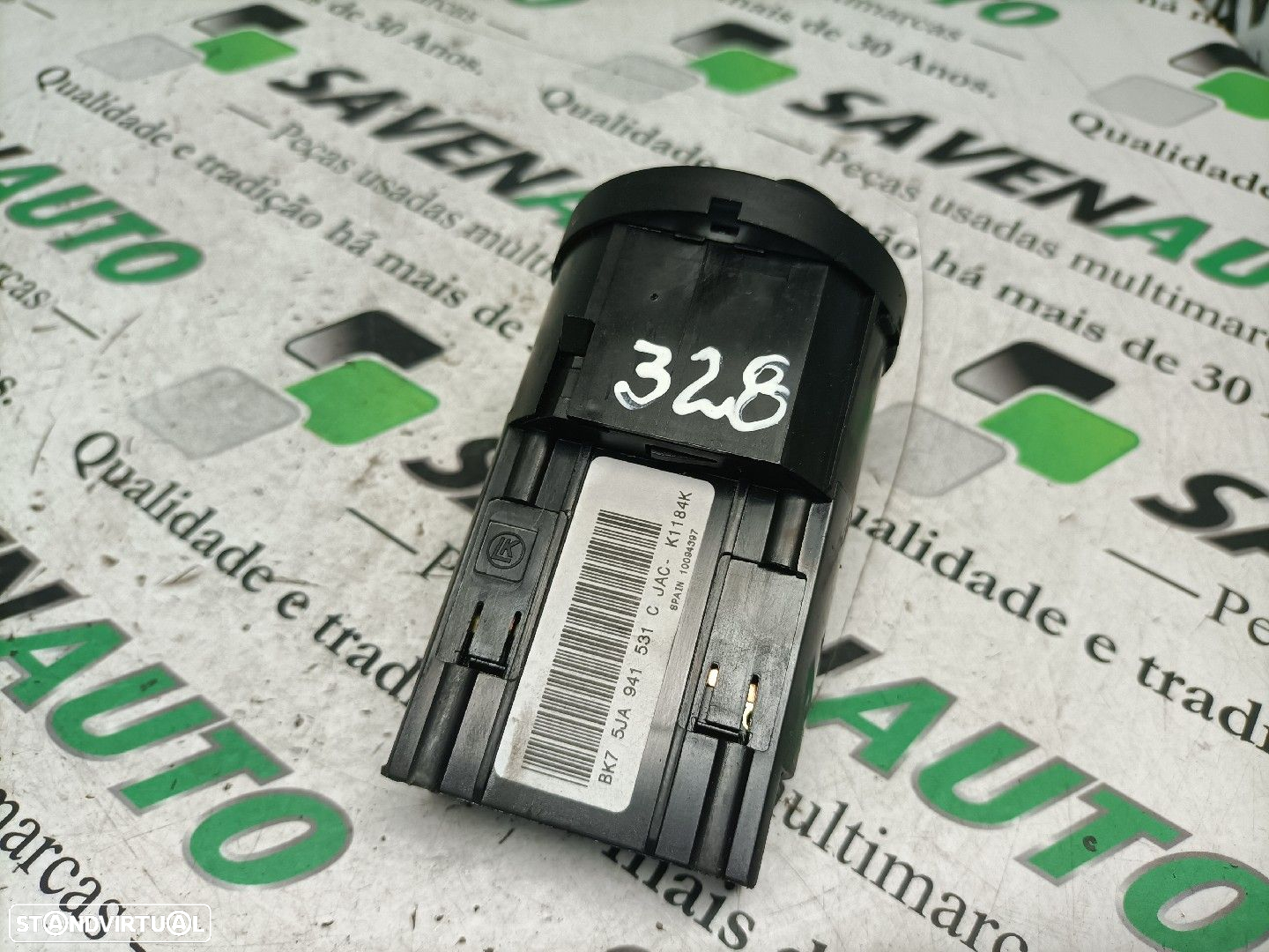 Comutador / Botão Luzes Skoda Rapid (Nh3) - 3