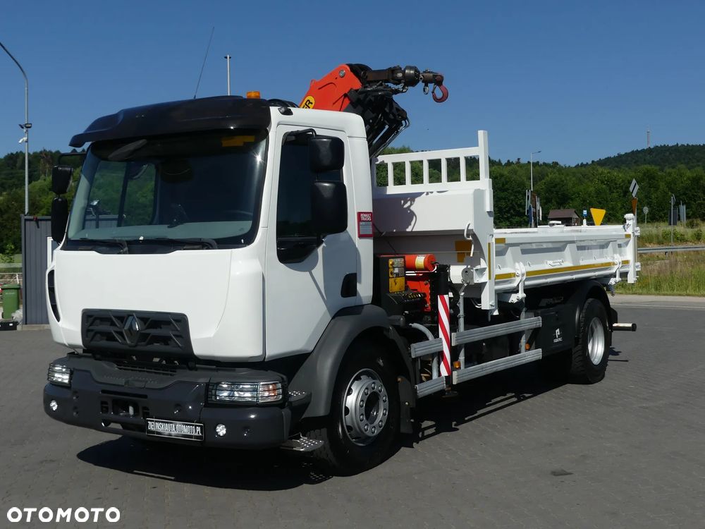 Renault D 18.280 / WYWROTKA 2 STR + HDS SKŁADANY W Z / NISKI PRZEBIEG / - 7