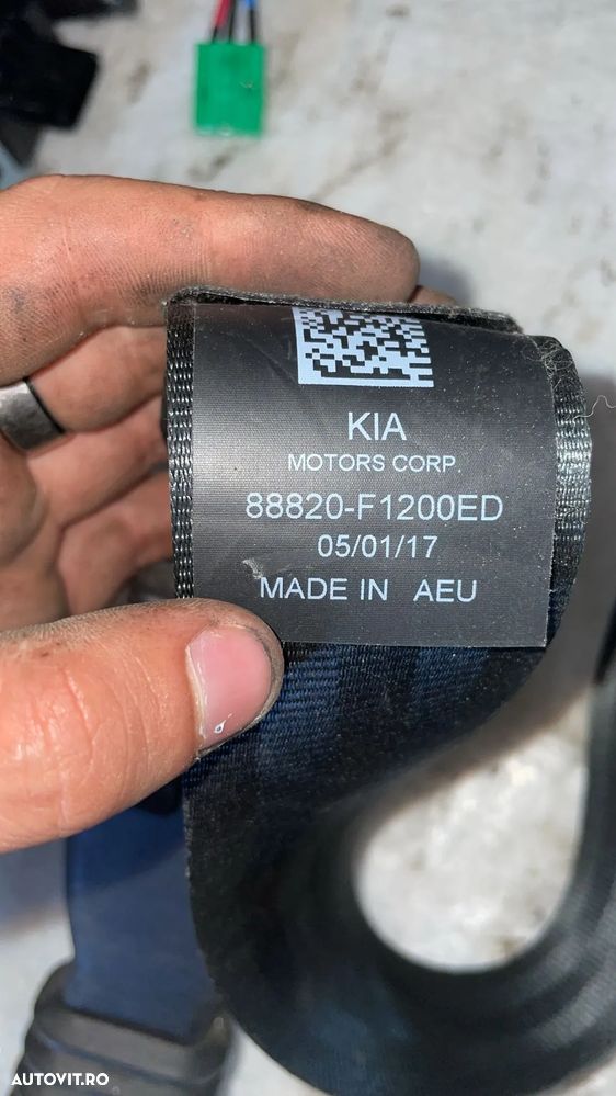 Centura de siguranta stanga/dreapta fata/spate mijloc Kia Sportage 4 2017 88810f1200ed 89850f1000wk 89820f1000ed 89810f1000ed 88820f1200ed - 10