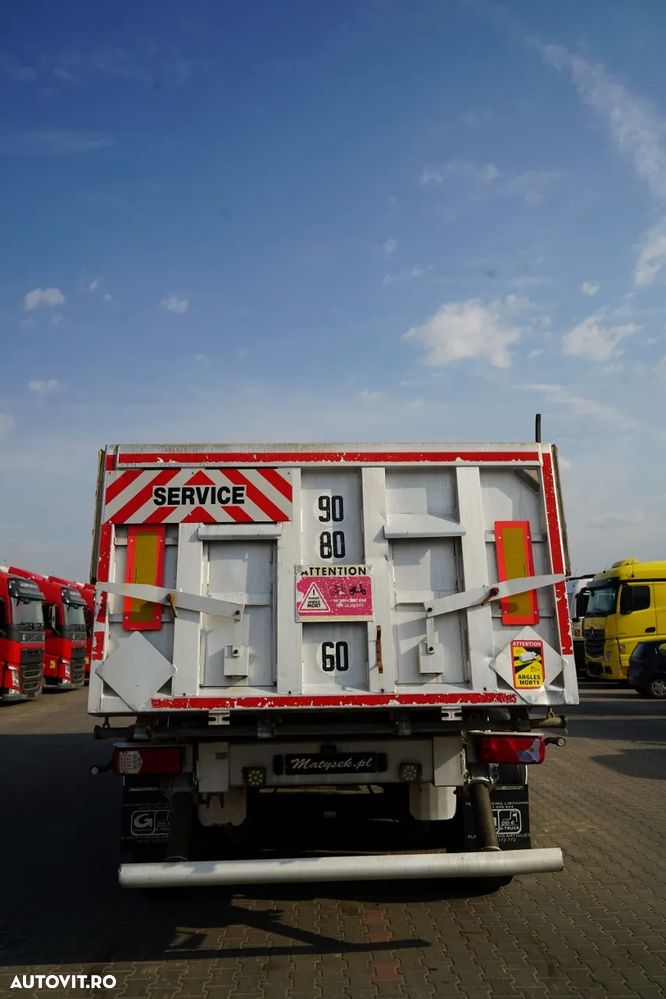 Benalu 557 BASCULĂ BENALU / 25 m³ / HYDROCLASP / ALUMINIU / 2X AXE RIDICABILE / PRELATĂ ELECTRICĂ / JANTE DIN ALIAJ / - 11