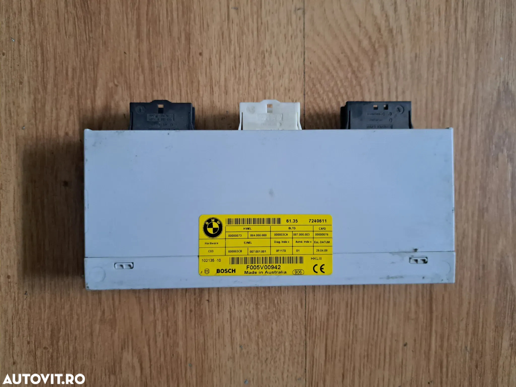 Modul unitate ECU control inchidere/deschidere portbagaj haion original BMW F07+LCI F10+LCI F01+LCI F02+LCI F03+LCI F04 F25 F26 - 5