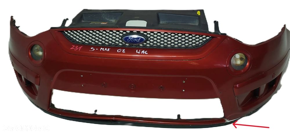 zderzak przedni grill FORD S-MAX 06-10 WA6 - 1