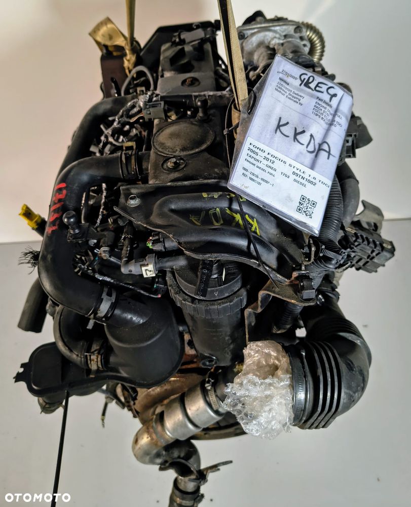 Silnik Kompletny l Ford Focus C-MAX 1.8 TDCi, KKDA - 2