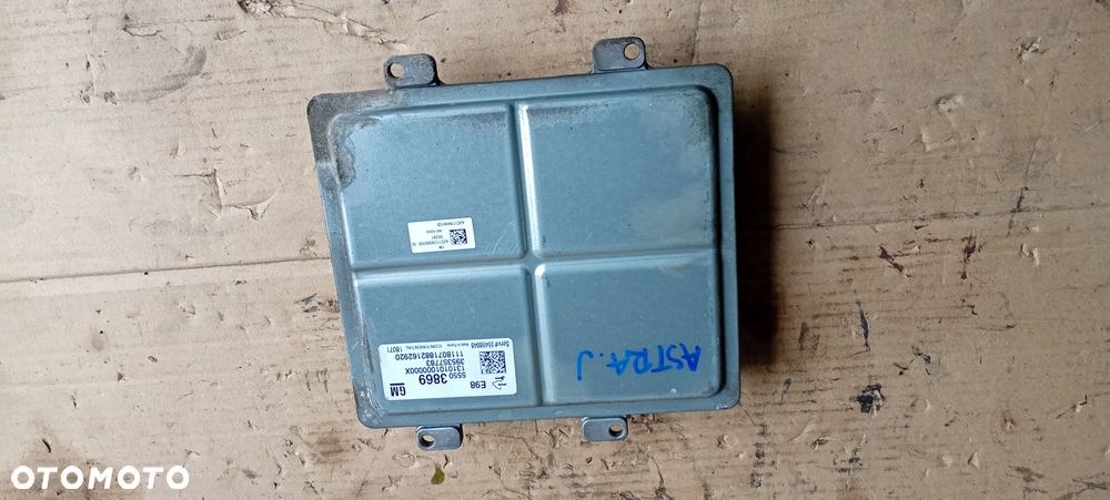 Komputer sterownik silnika Opel Astra K 55503869 - 1