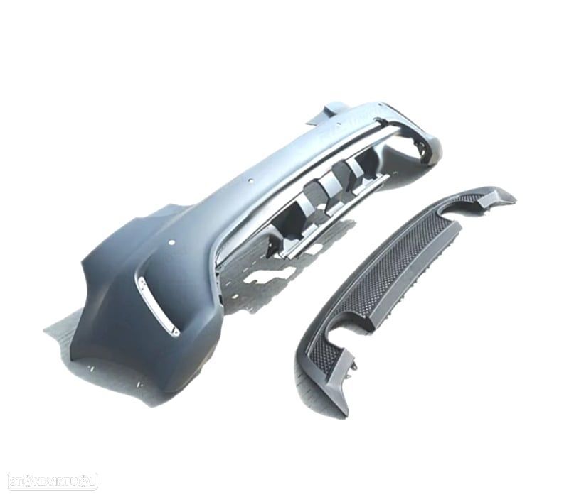 PARA-CHOQUES TRASEIRO MERCEDES CLASSE A W176 12-18 LOOK AMG A260 PDC - 2