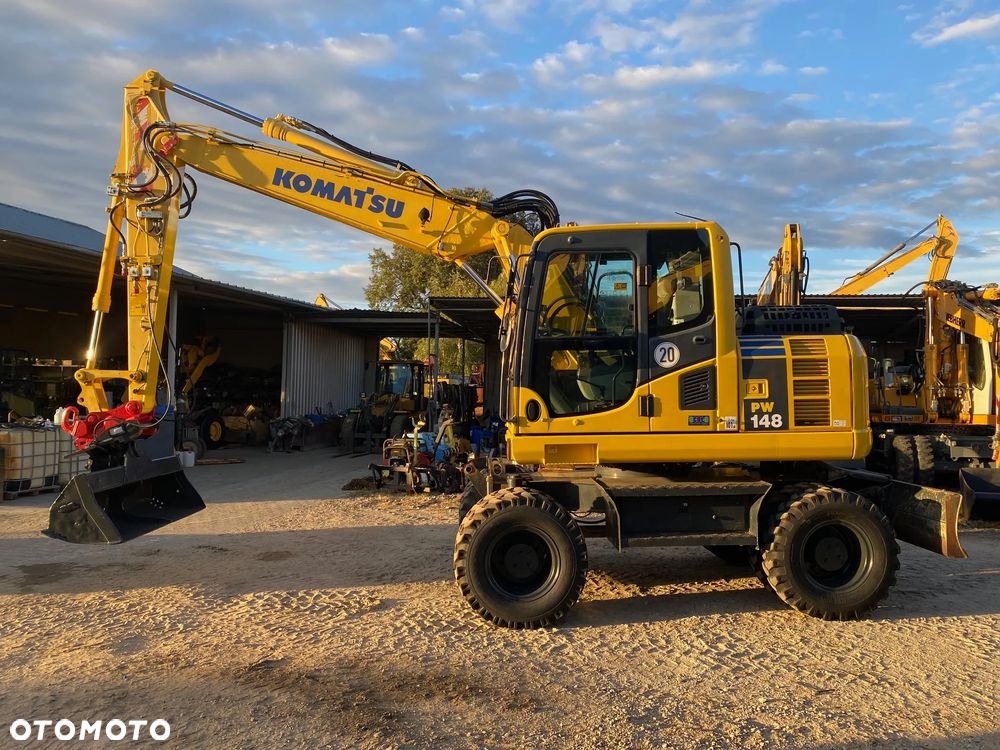 Komatsu PW148 -8, 5300 MTH, 2014 ROK, KRÓTKI TYŁ, Z NIEMIEC, - 2