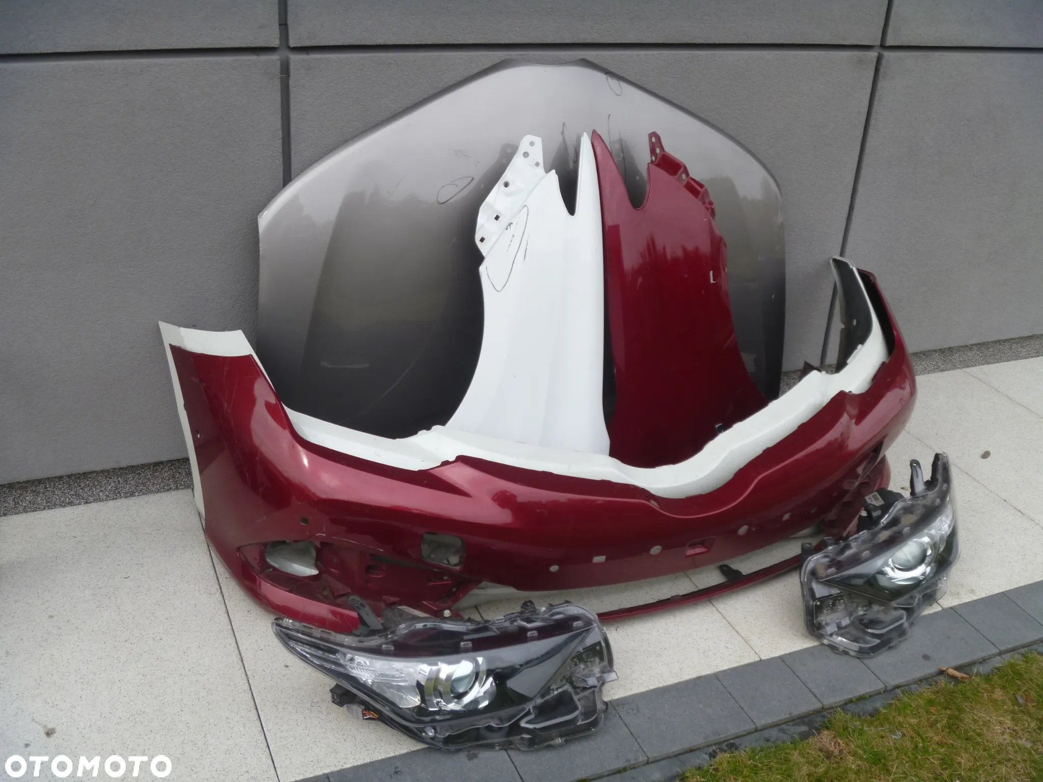 TOYOTA AURIS II LIFT ZDERZAK PRZEDNI ORYGINAŁ PDC - 3
