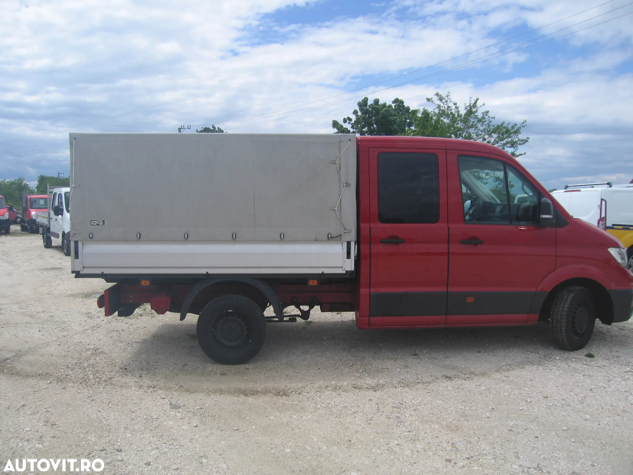 Volkswagen CRAFTER   7 LOC. PLATFORMA MIXTA , cu PRELATA ,AC. EURO VI. - 25