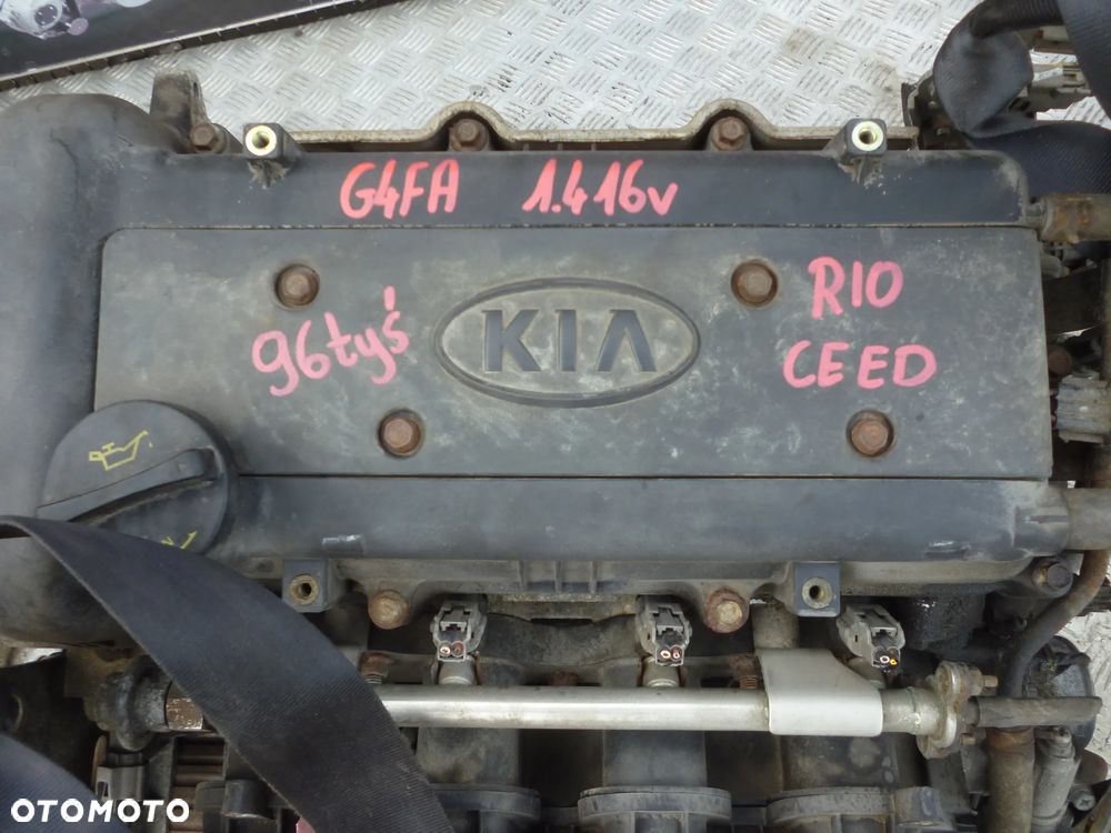 SILNIK KIA RIO CEED 1.4 16V G4FA 96 TYS - 2