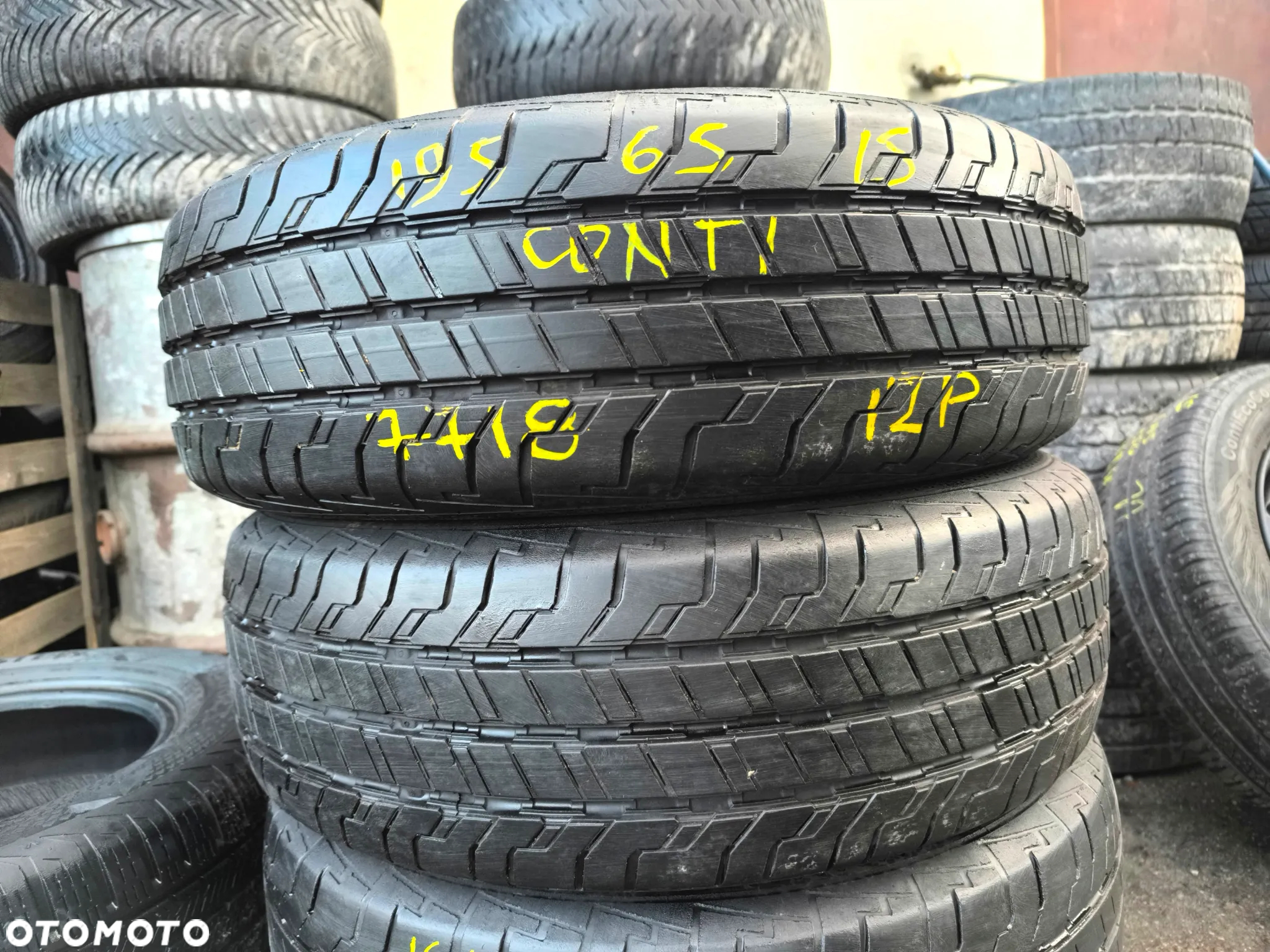 195/65R15 95T XL Opony Letnie Lato CONTINENTAL ContiVanContact 100 7mm Legnica ALU-RAD 195/65 - 2