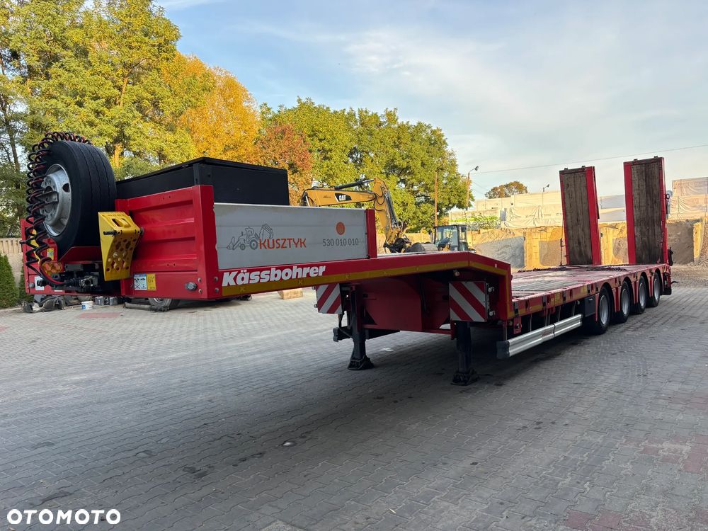 Kassbohrer SLA 4 SEMI Lowbed 4 osie rozsuwana 45T Kässbohrer - 4