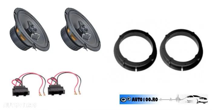 Pachet difuzoare fata VW Passat B5/B5.5 Ground Zero 80W RMS - 1