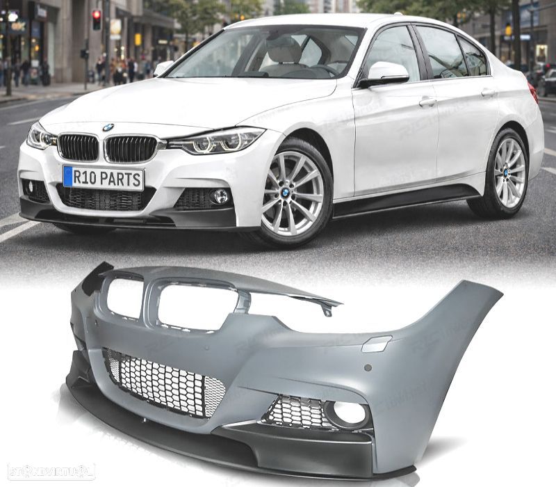 PARA-CHOQUES FRONTAL BMW F30 F31 LOOK M PERFORMANCE PDC ABS - 1