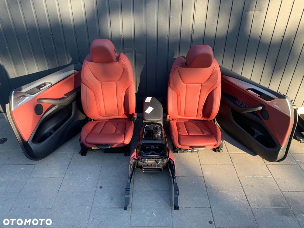 FOTELE TAPICERKA BMW X4 G02 SPORTY ELEKTRYCZNE PAMIĘĆ SKÓRA PERFOROWANA TACORA - 1