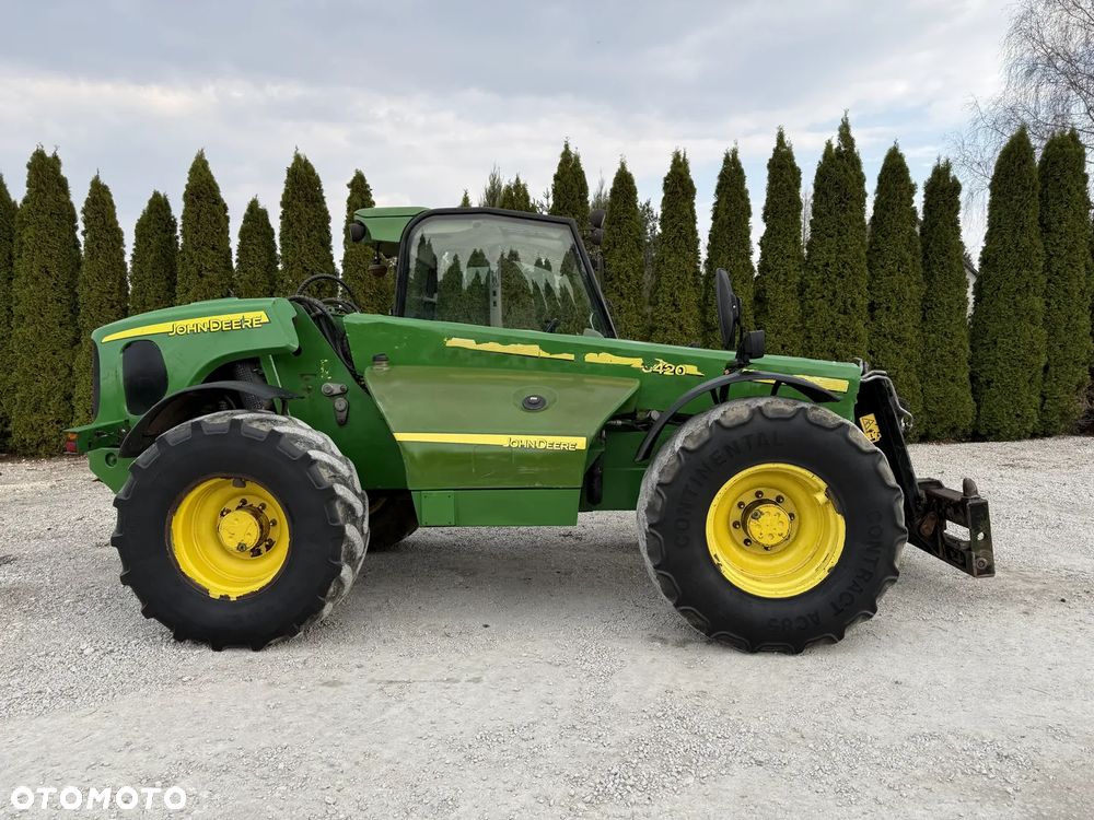 John Deere 3420 / TELESKOPOWA / 7 METRÓW / SZYBKA I MOCNA / BEZ DPF I ADBLUE / SPROWADZONA Z NIEMIEC / ŁADNIE UTRZYMANA / ORYGINAŁ / KLIMA / 33.7 26.6 42.7 38.7 531-70 532-70 735 741 634 3400 - 11