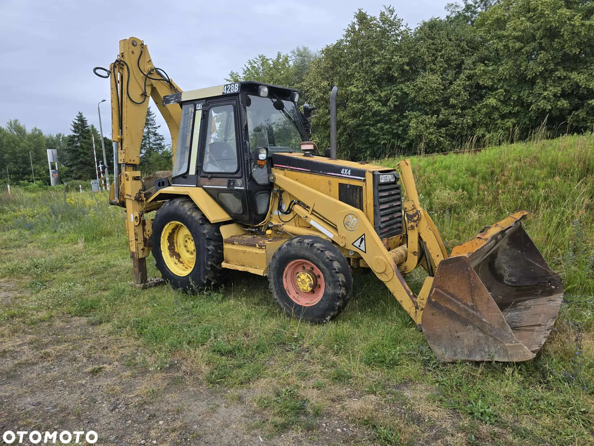 Caterpillar 428B 4x4 95KM SALON PL KROKODYL TELESKOP - 10