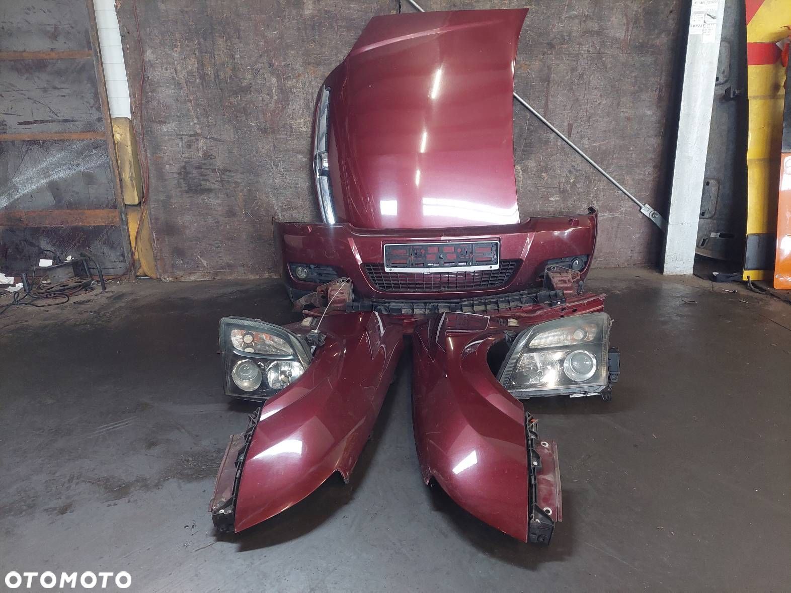 KOMPLETNY PRZÓD XENON MASKA ZDERZAK LAMPY BŁOTNIKI OPEL VECTRA C 594 - 1